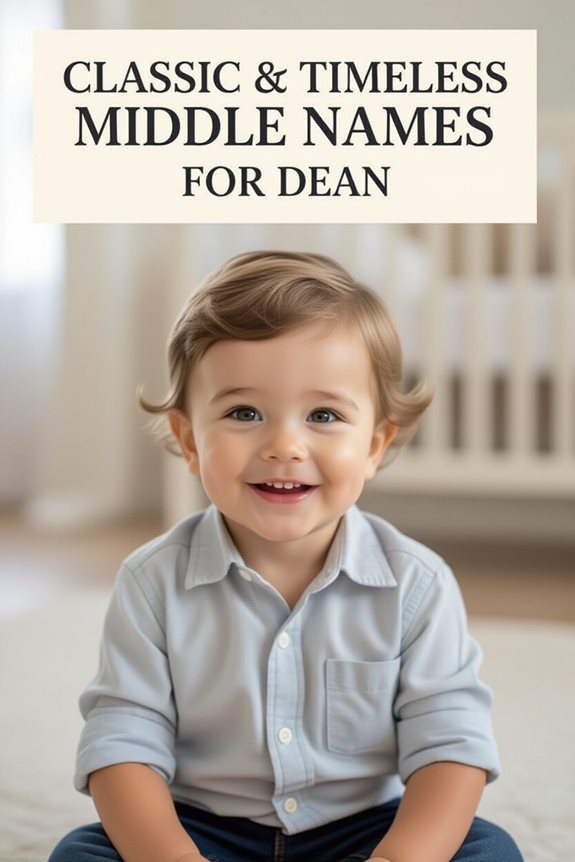 elegant middle names for dean