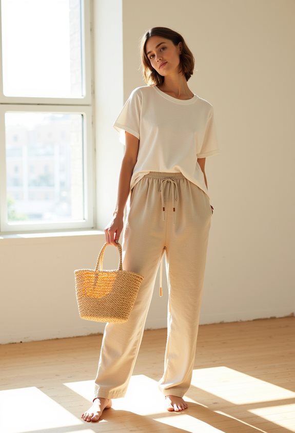 casual brunch lounge look