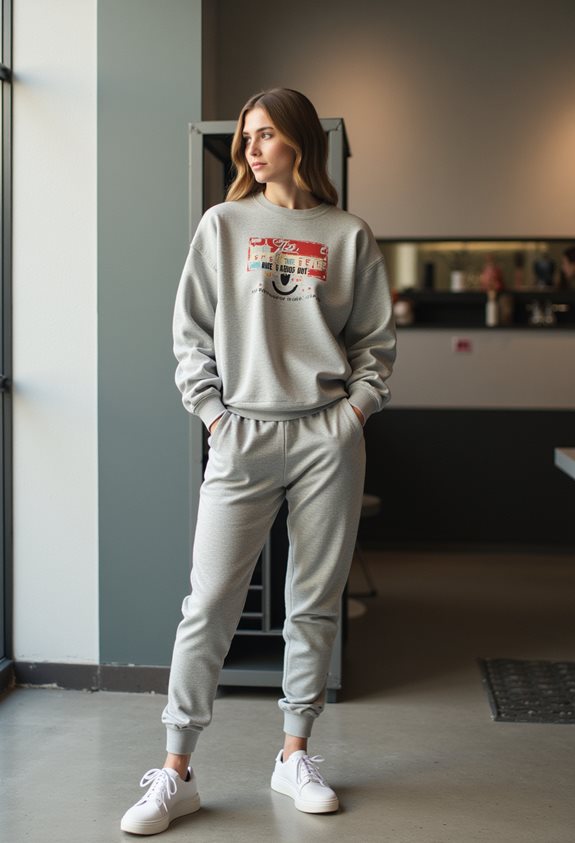 casual cozy outfit combination