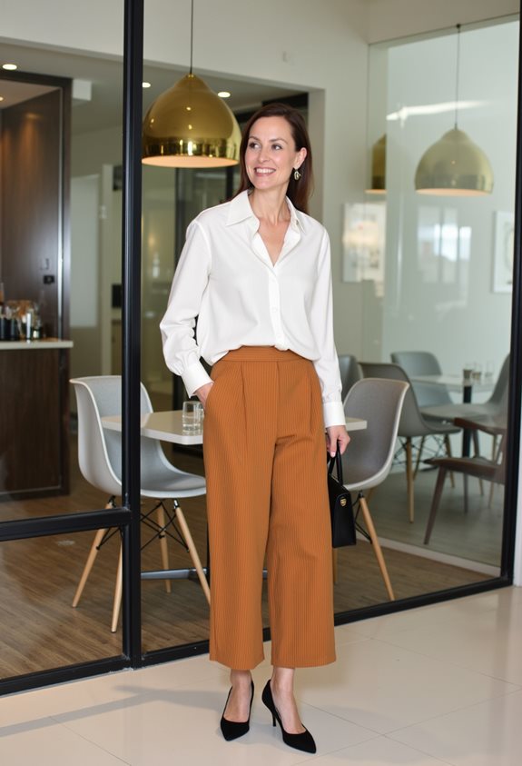 chic and comfy conference attire