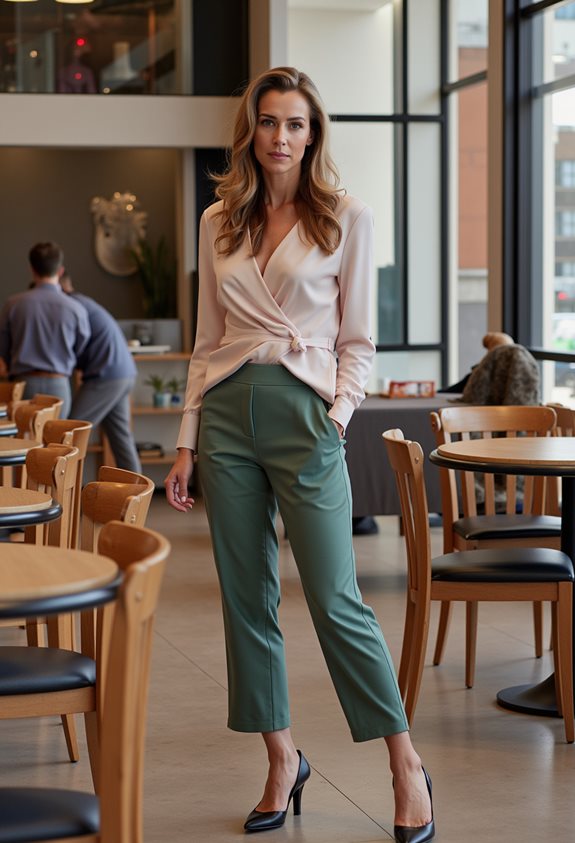 chic and confident ensemble