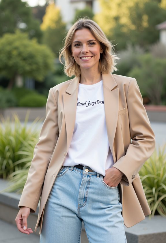 chic casual brunch outfit