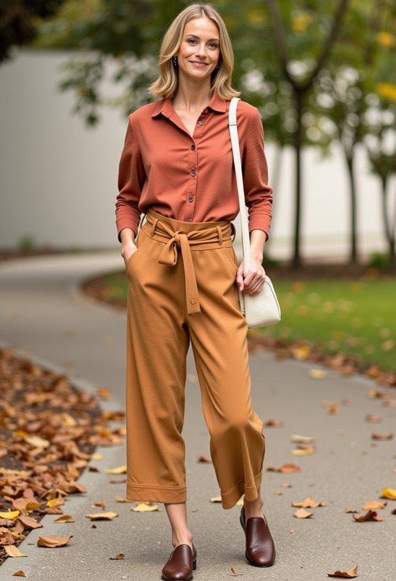 chic casual coffee outfit