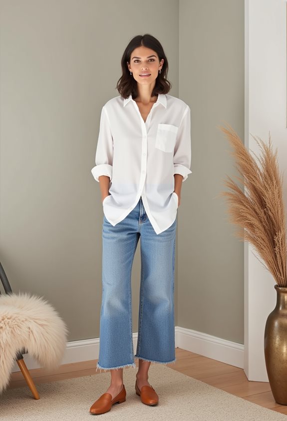 chic casual outfit ensemble