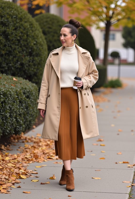 chic layered casual outfit