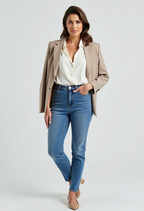 chic professional brunch outfit