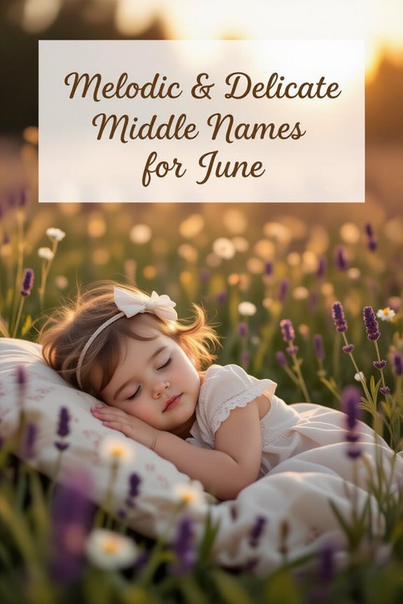 delicate middle names for june