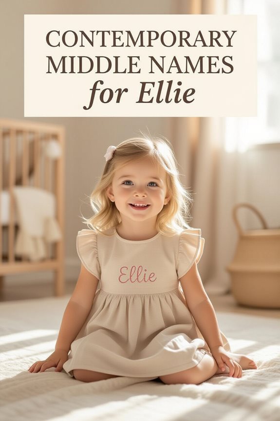 modern middle names for ellie
