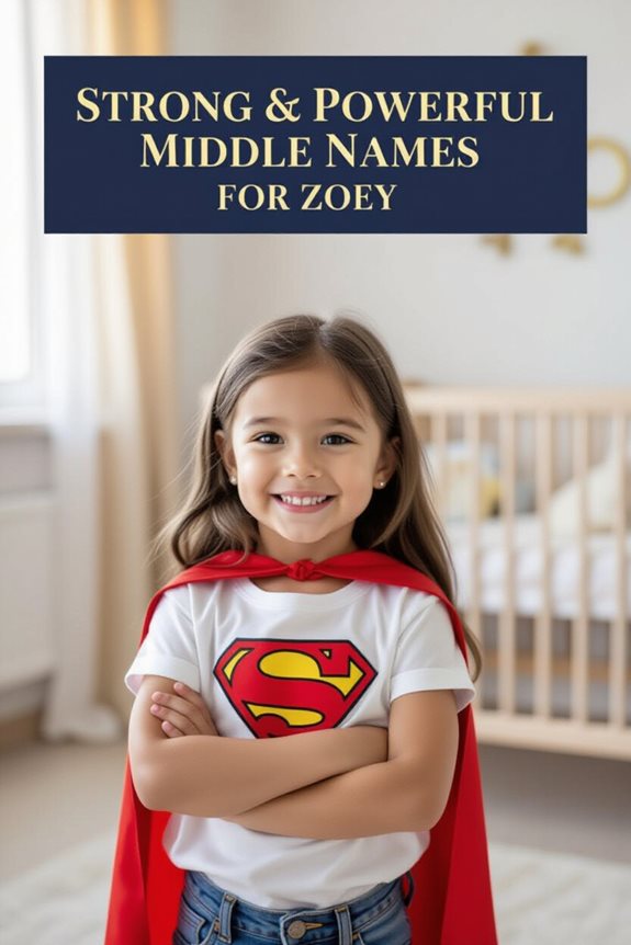 strong middle names for zoey