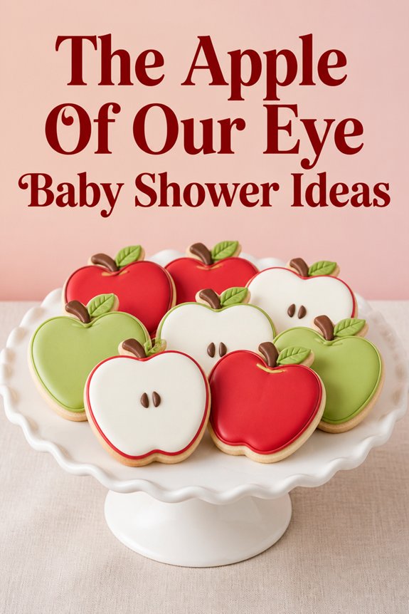 apple themed sweet treats selection