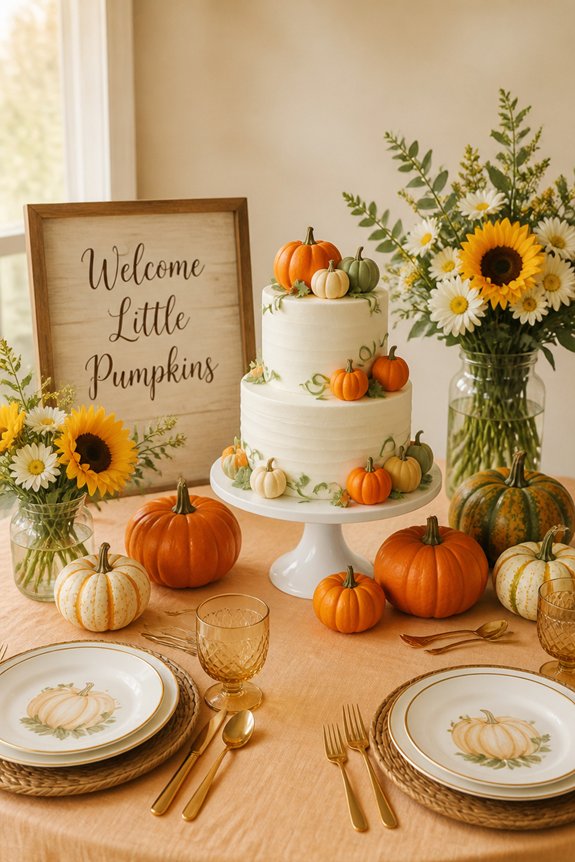 autumn cozy baby celebration