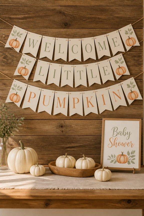 autumn pumpkin baby shower