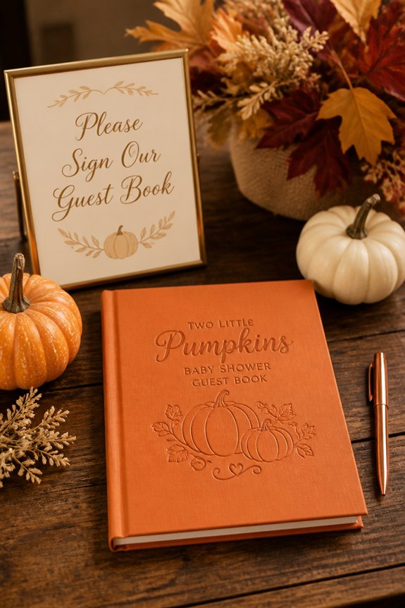 autumn themed baby shower decorations