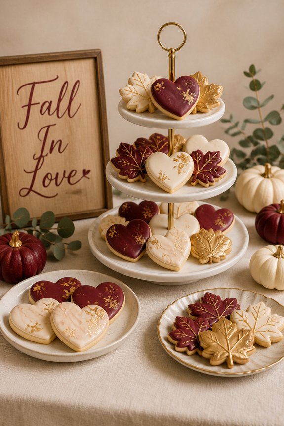 autumn themed baby shower treats