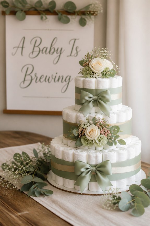 baby shower diaper cake