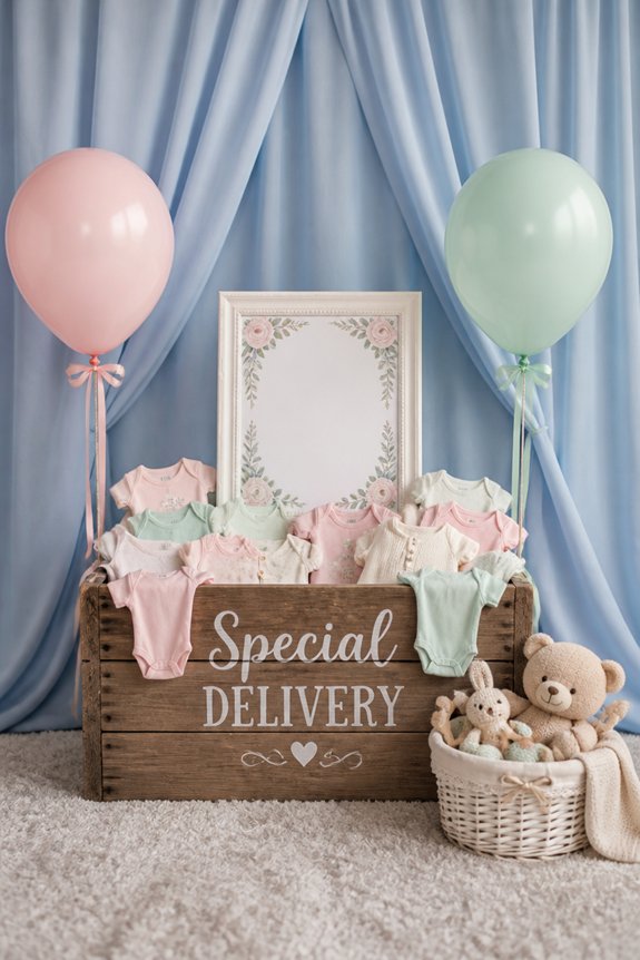 baby shower photo prop ideas