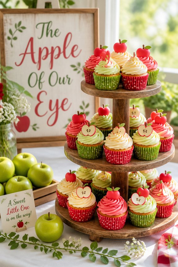 baby themed cupcake decorations