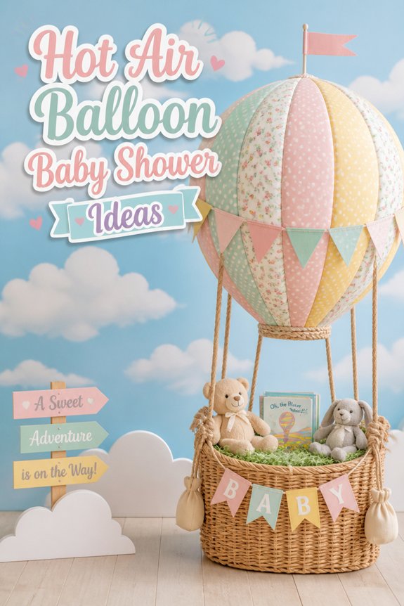 balloon themed baby shower photo booth