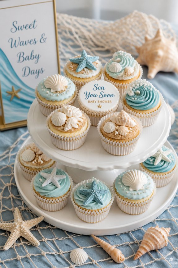 beach themed sweet treats
