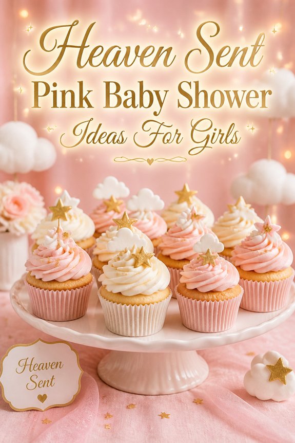 celestial pastel cupcake decor
