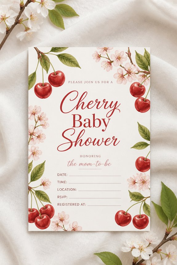 cherry themed joyful celebration