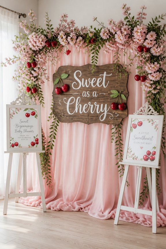 cherry themed photo fun