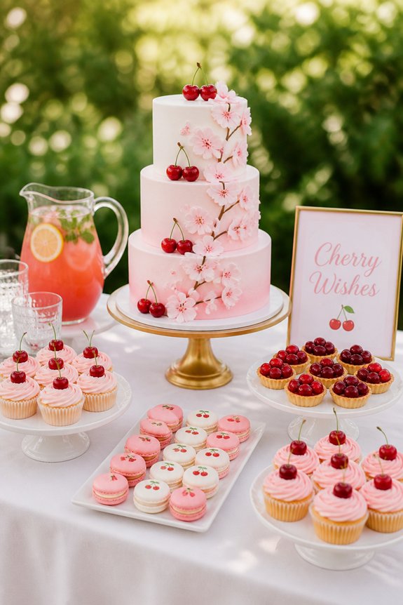 cherry themed sweet celebration