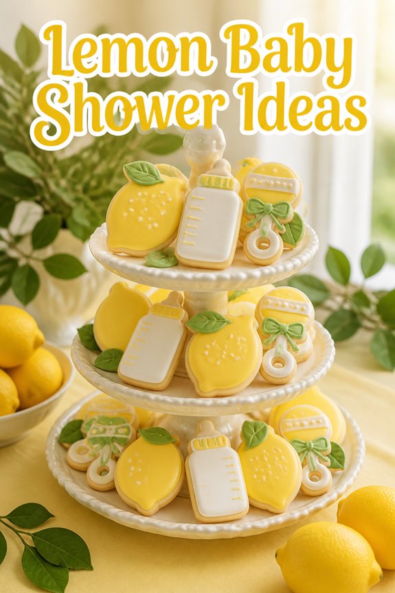 citrus themed baby shower treats