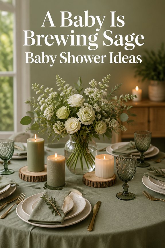 coffee themed baby shower invitation