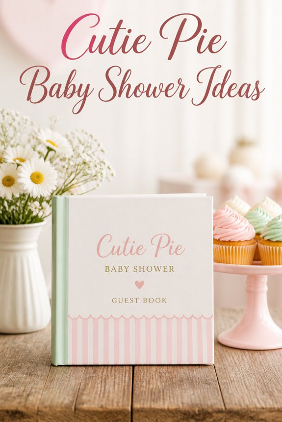 colorful keepsake guest book