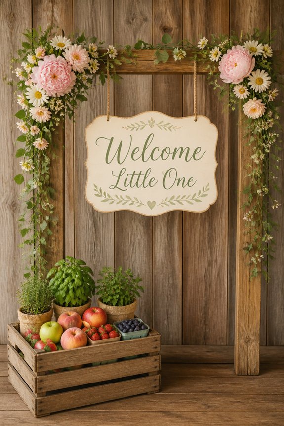 community farm themed photo booth