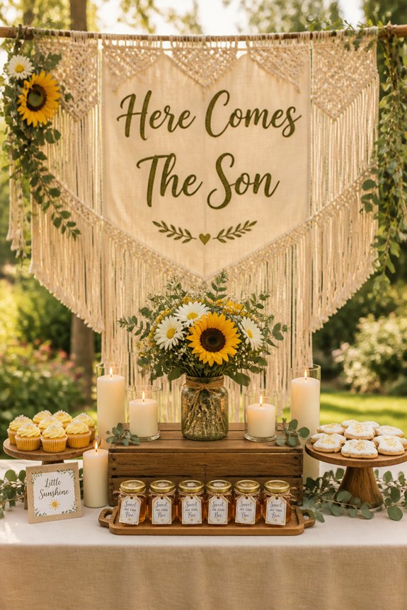 cozy pastel baby shower
