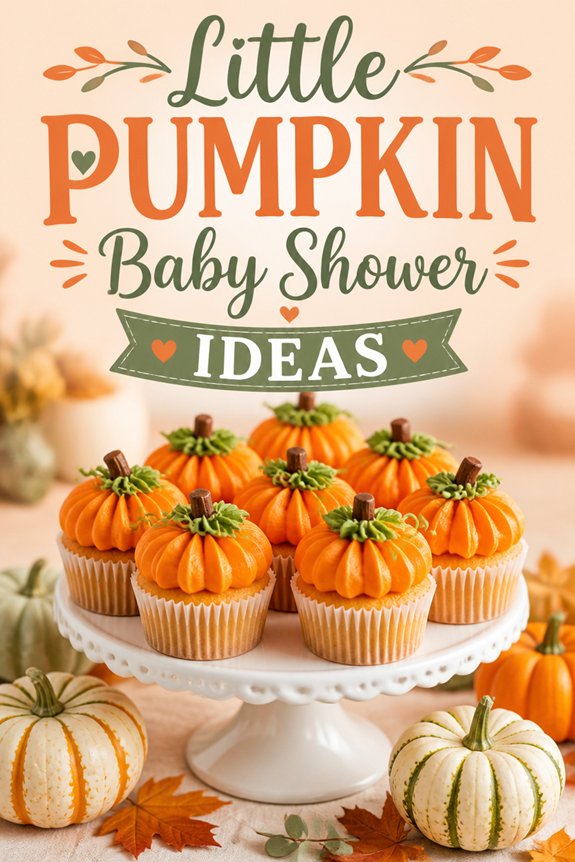 cozy pumpkin themed baby celebration