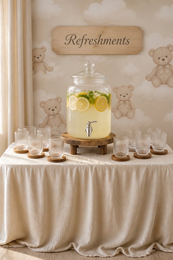 cozy teddy bear drinks