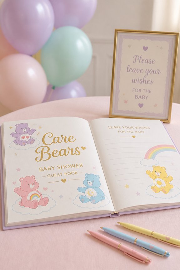 create colorful guest signatures
