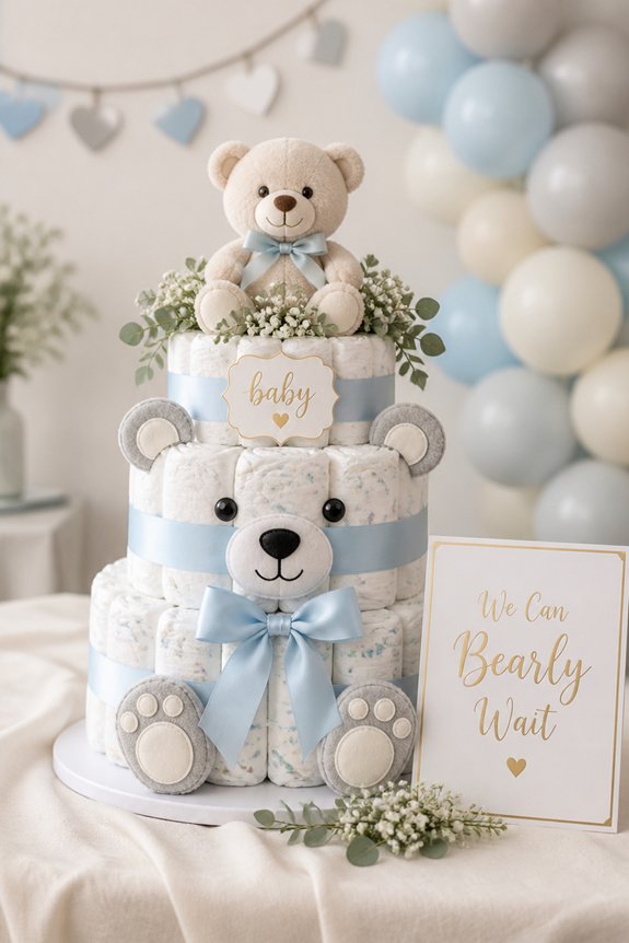 creative baby shower centerpiece