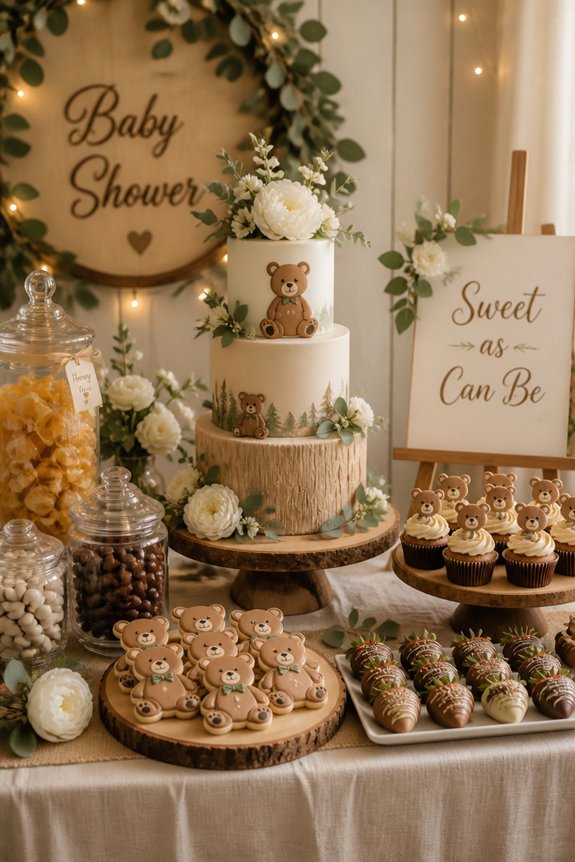 cute bear themed dessert ideas