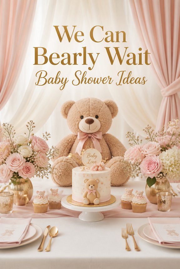 cute pastel baby shower backdrops