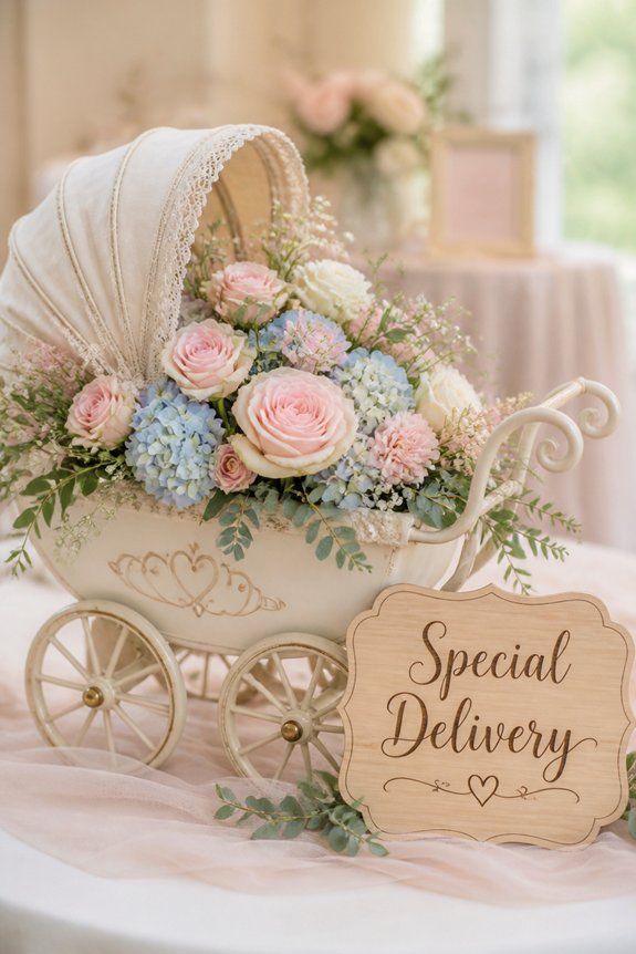 cute themed baby shower decor
