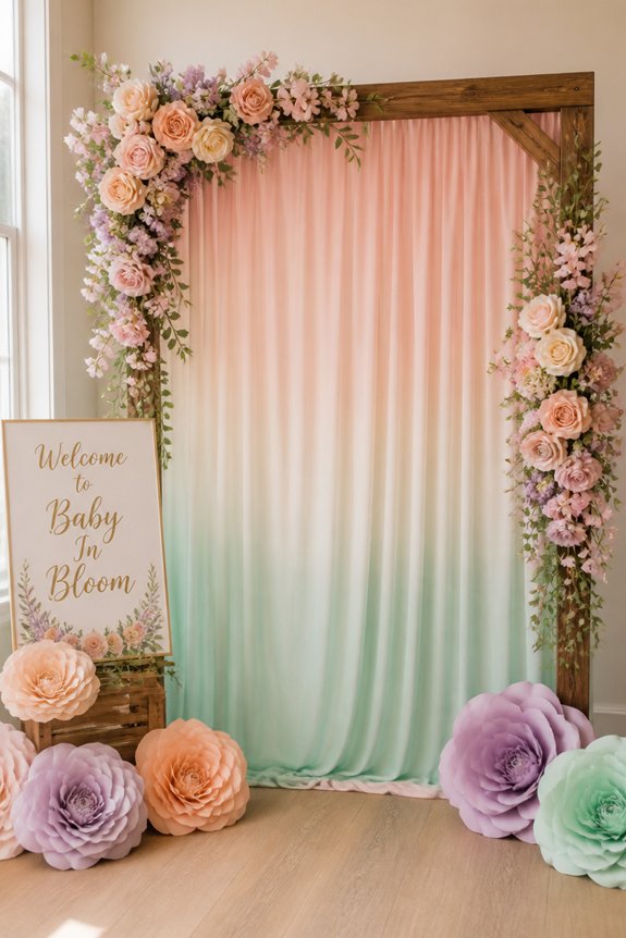 floral garden baby shower