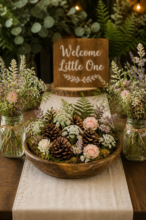 forest themed table decorating ideas