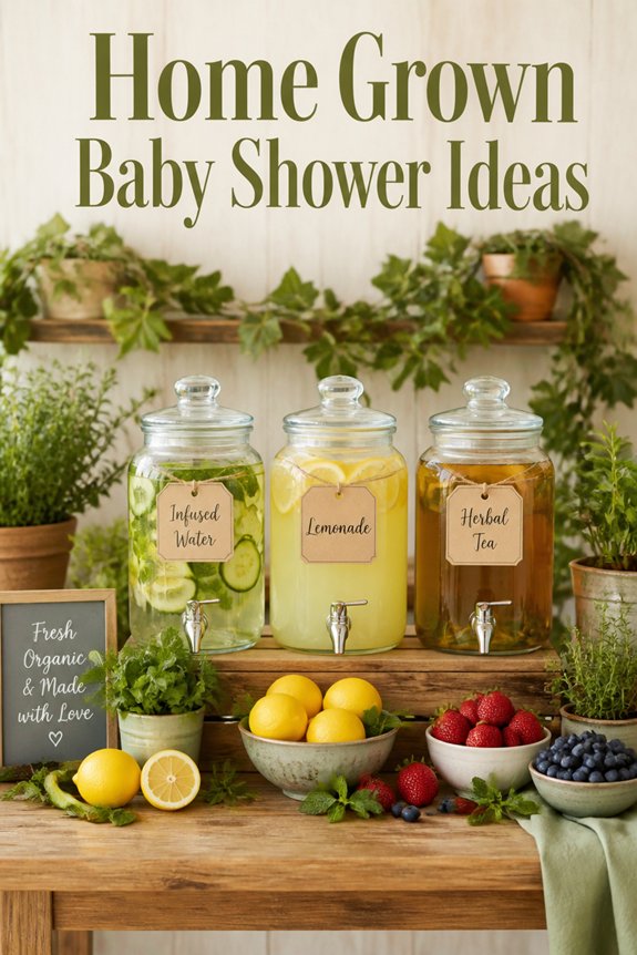 fresh herbal infused beverages