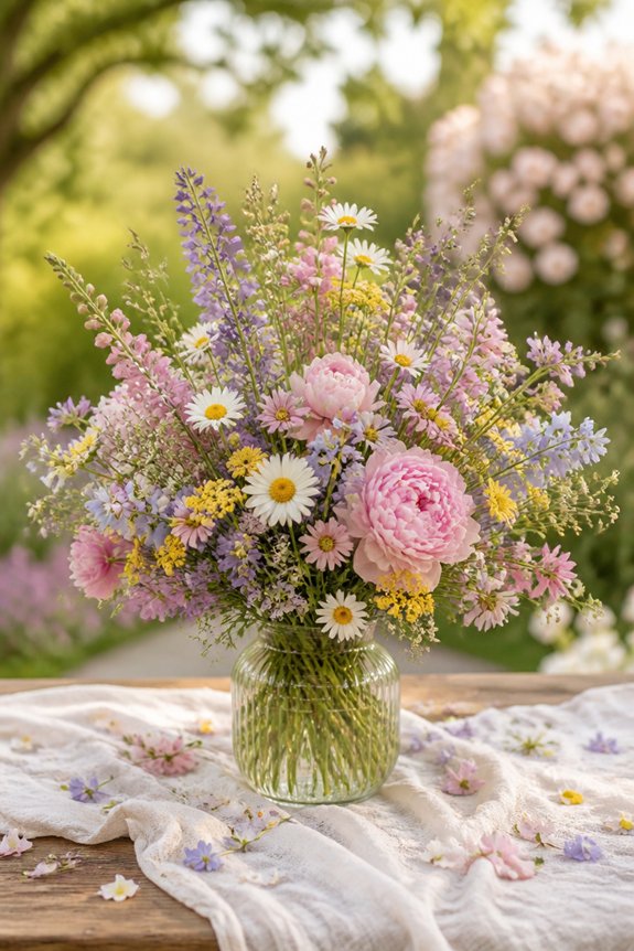 fresh natural loose arrangement