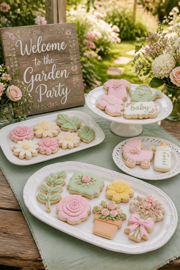 garden themed sweet treats