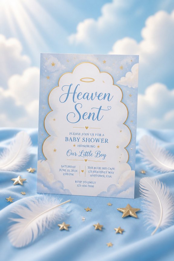 heavenly blue cloud celebration