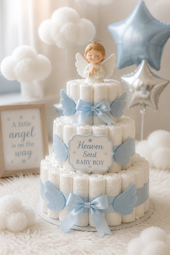heavenly cloud baby shower