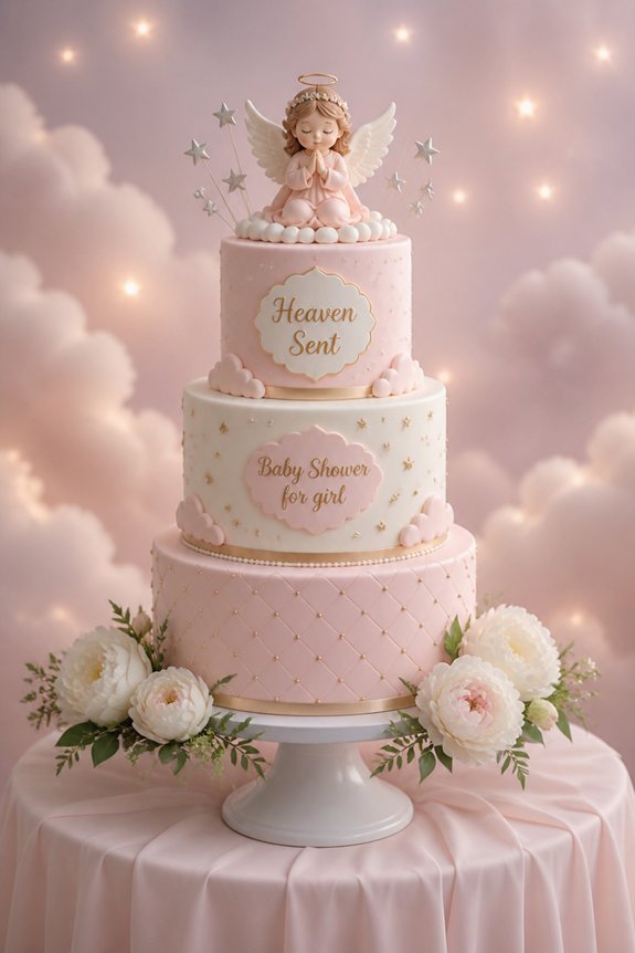 heavenly pastel angel celebration