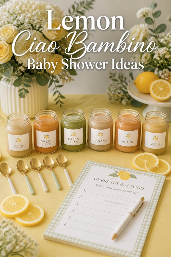 italian themed baby shower games