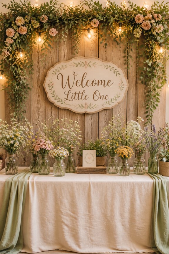 natural cozy table decor