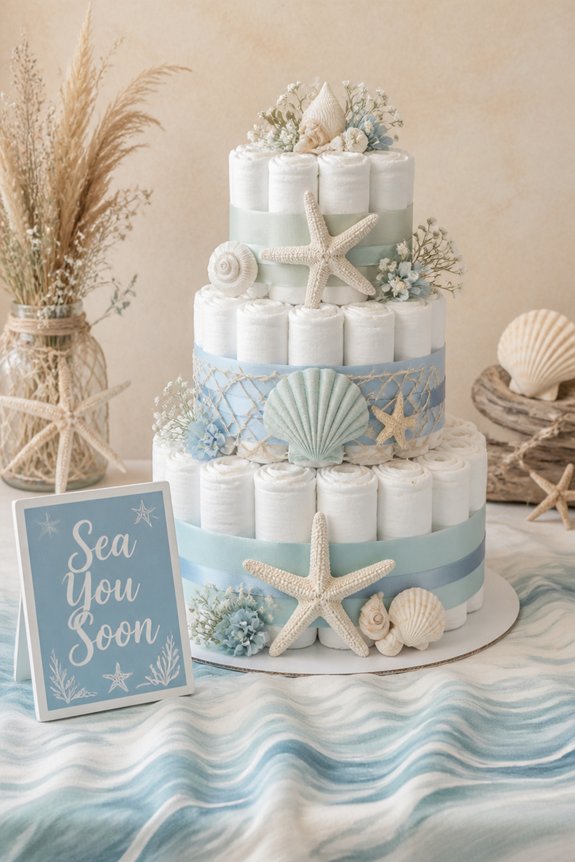 nautical baby shower decor